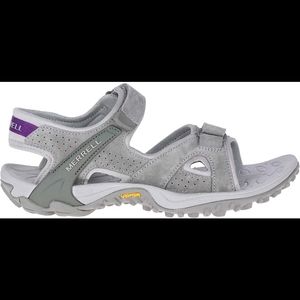 NEW-Merrell Kahuna 4 Strap Womens Sandals 10 B(M) US Women Grey